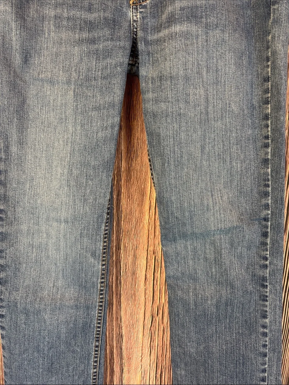 Classic Straight-Leg Blue Jeans